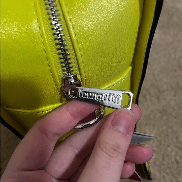 Loungefly 65TH Anniversary Barbie Neon Yellow Pink Skate Bag AMC Mattel NWT - Picture 3 of 9